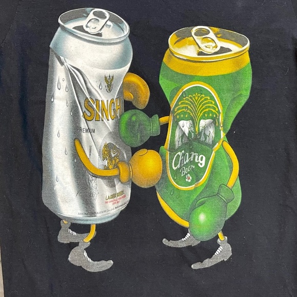 Singha Beer Boxing Graphic Tee Size XL - Picture 2 of 4